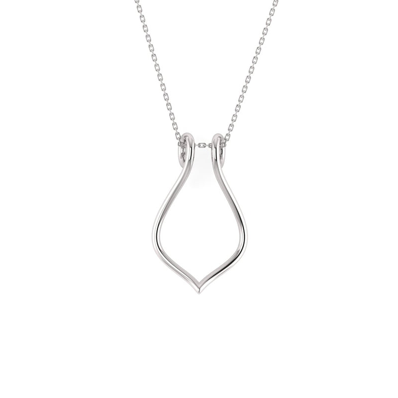 Ring Holder Pendant - Sterling silver