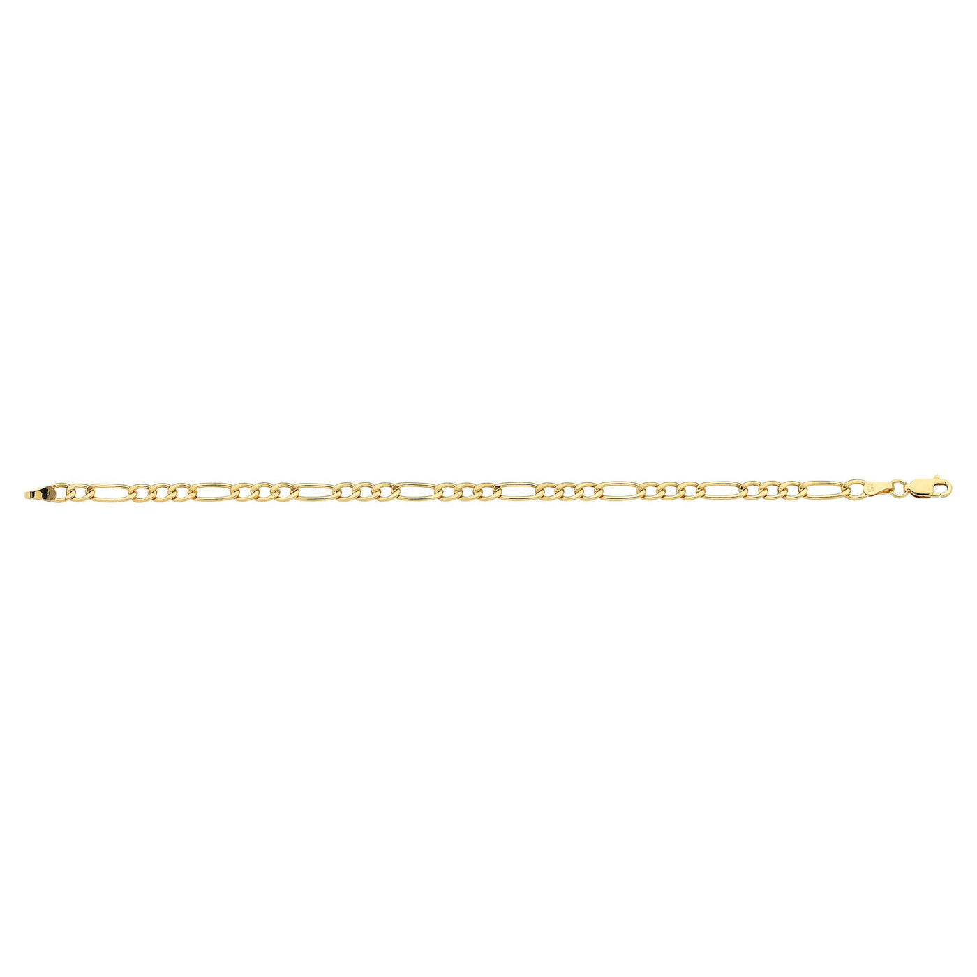 9K  Yellow Gold Silver Filled  Bracelet