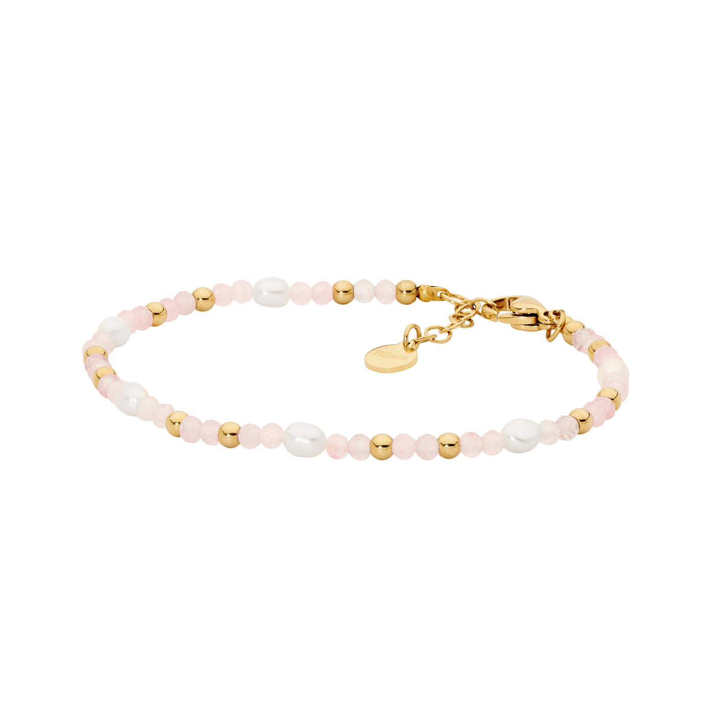 Pearl & Rose Quartz Bracelet