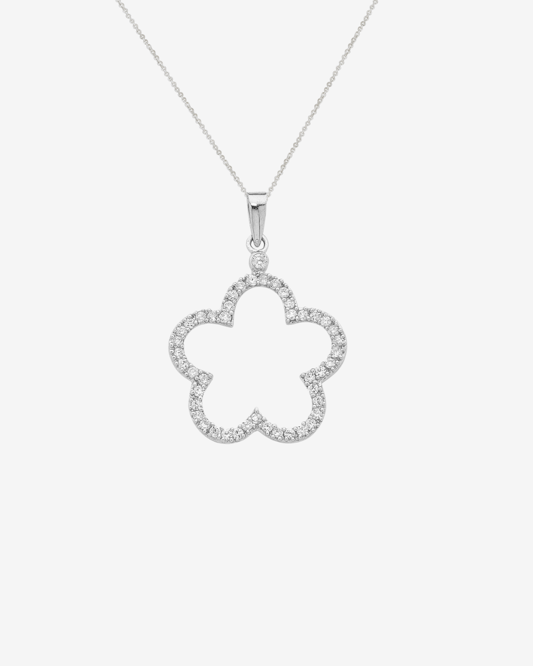 Silver Clover Necklace