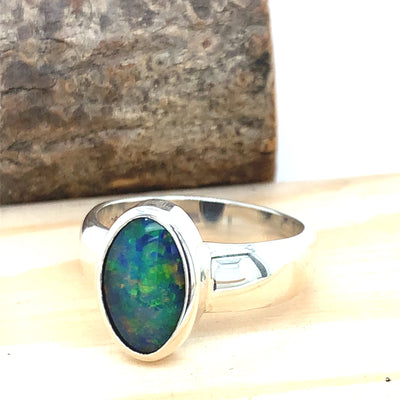 Opal Oval Ring