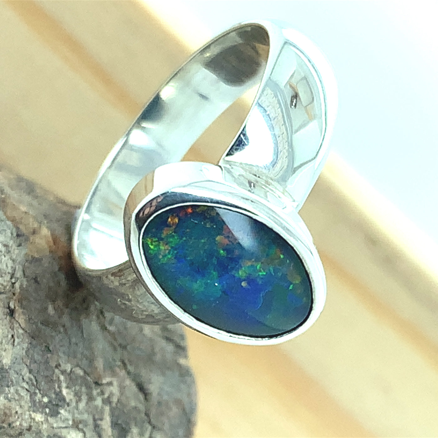 Opal Oval Ring