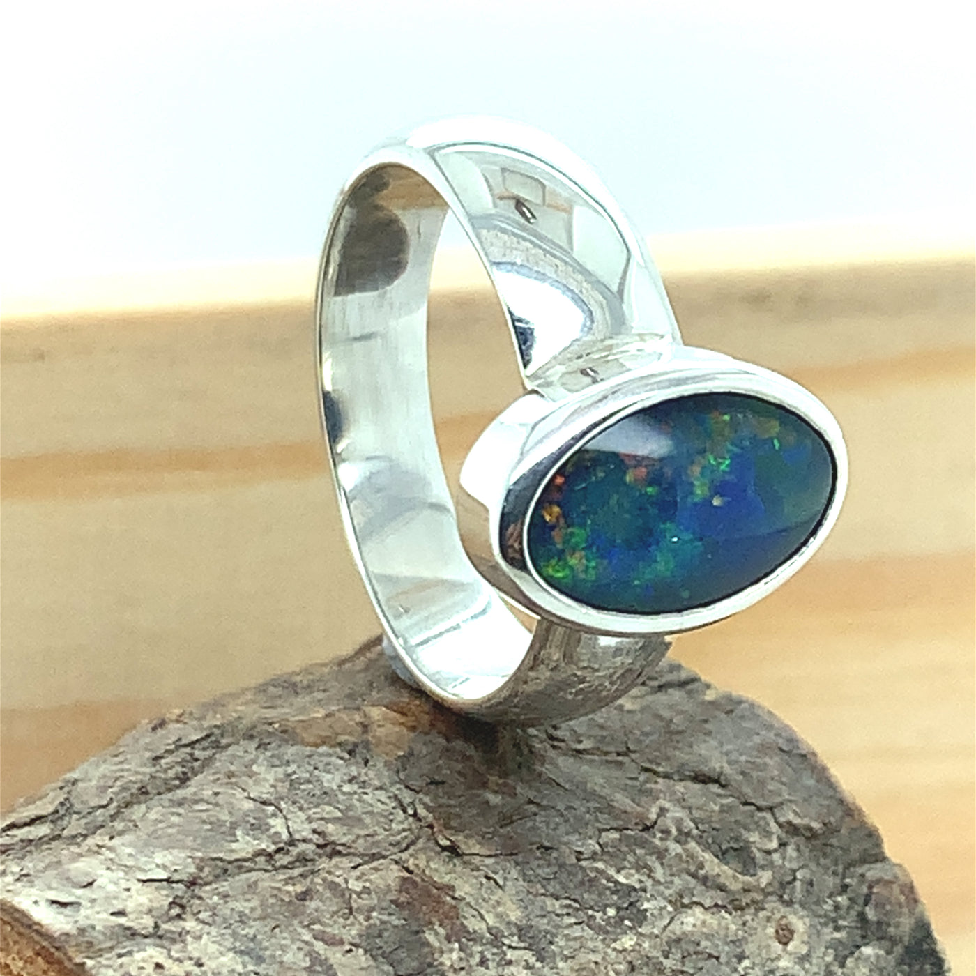 Opal Oval Ring