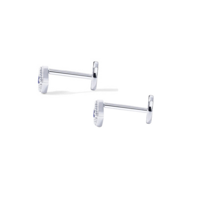 Evil Eye Flatback Stud Pair