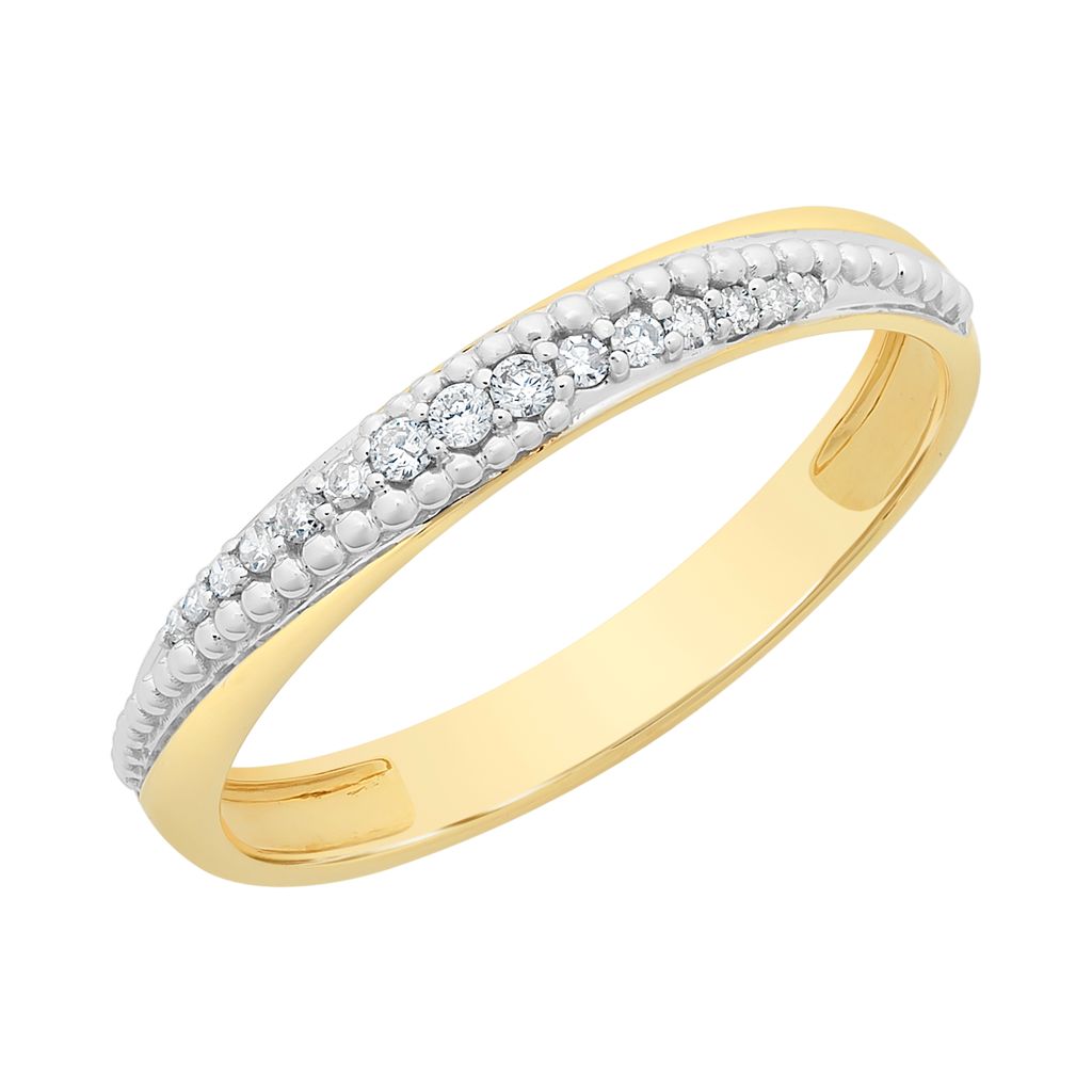 9K Diamond Wrap Ring