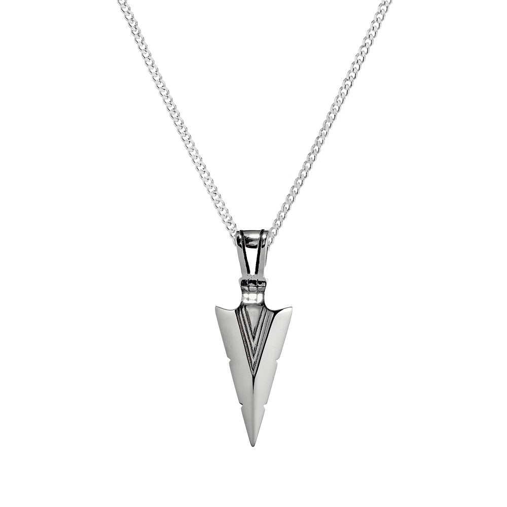 Stainless steel Spearhead Necklace