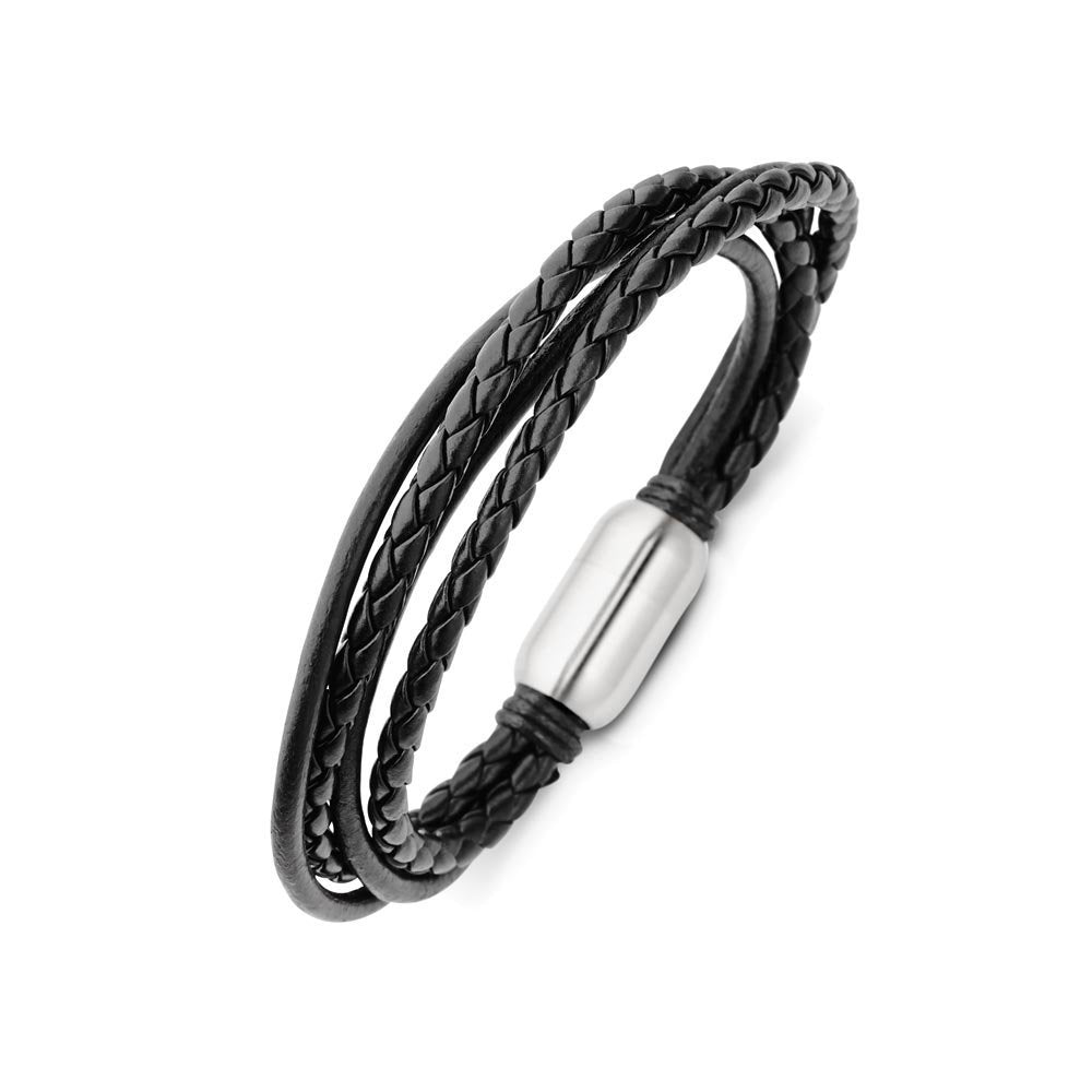 Blaze Multi Leather Strap Bracelet