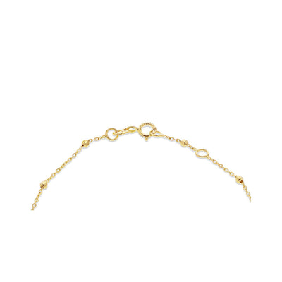 9k rainbow Clover Bracelet