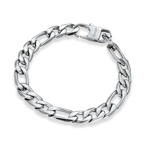 Blaze Stainless Steel 3-1 Curb link bracelet
