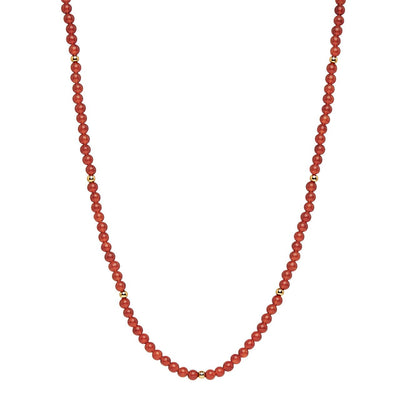 Geranio Red Onyx Necklace