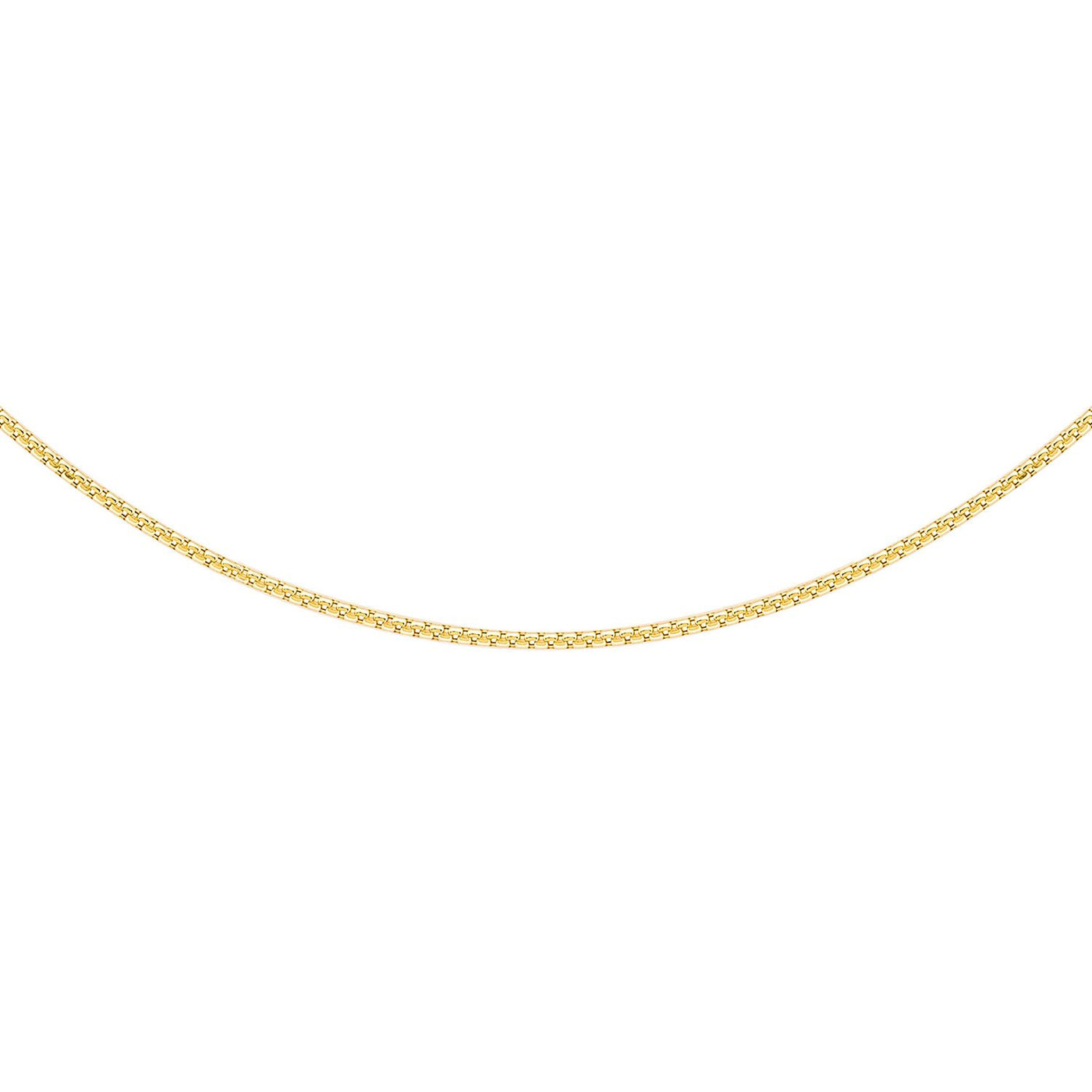 9k Yellow Gold Box Chain