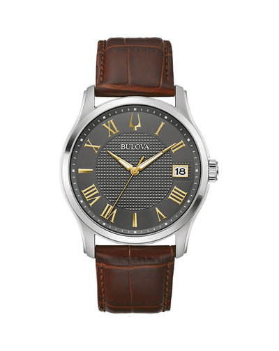 Bulova Men's Leather Classic