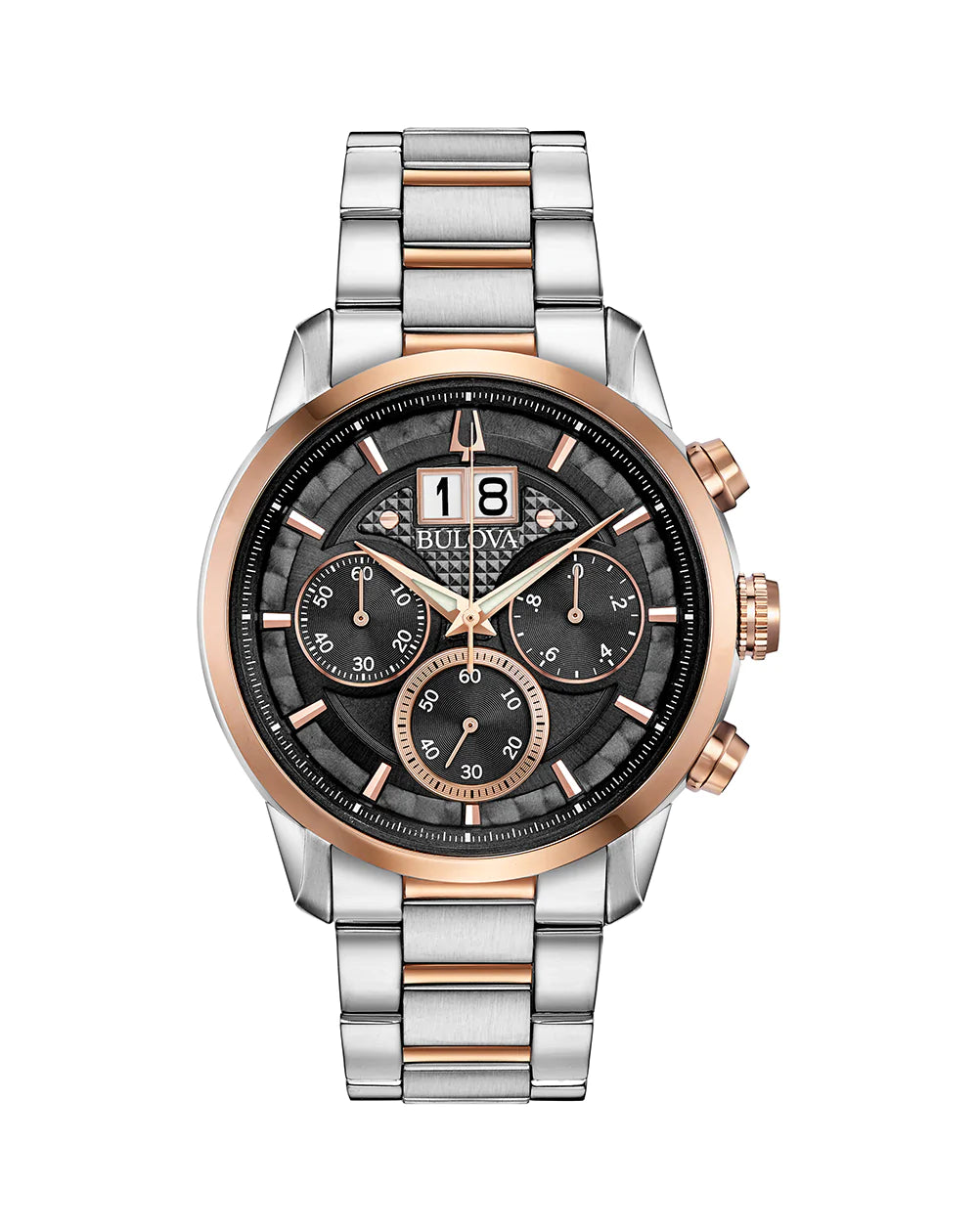 Bulova gent's two-tone chronograph watch