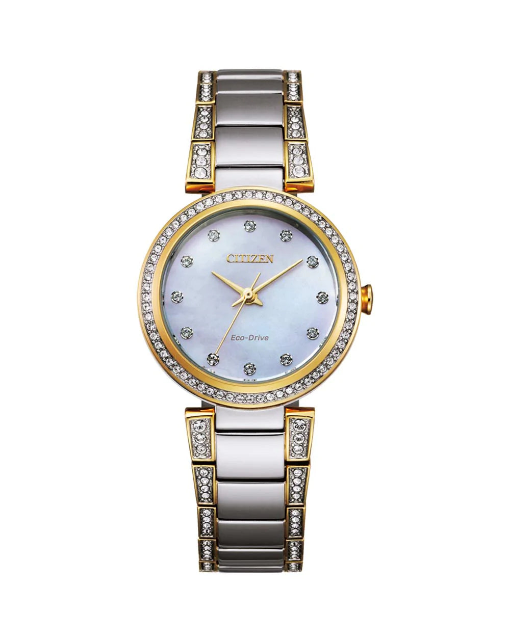 Citizen Two Tone Crystal Watch
